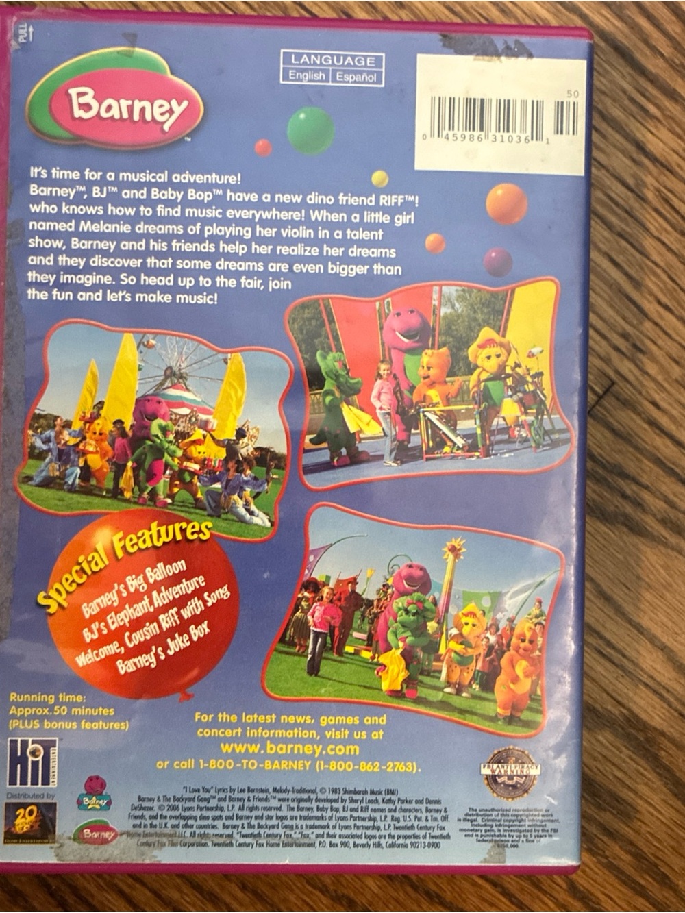 Barney DVD: Let's Make Music - Never Seen On Tv With Baby Bop and BJ Musical - Picture 2 of 16